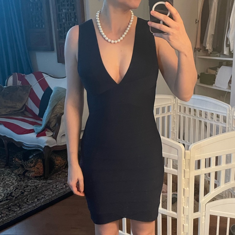 Herve Leger mini bandage dress NWT - Picture 8 of 8